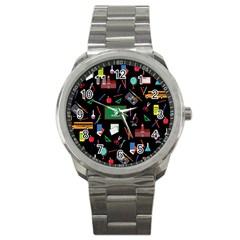 Back To School Sport Metal Watch by Valentinaart