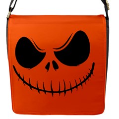 Halloween Flap Messenger Bag (s) by Valentinaart