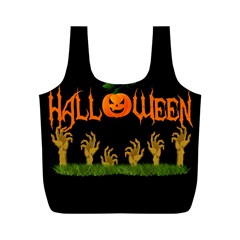 Halloween Full Print Recycle Bags (m)  by Valentinaart