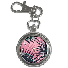 Graciela Detail Petticoat Palm Pink Green Key Chain Watches by Mariart