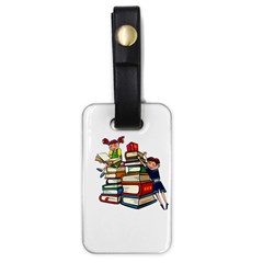 Back To School Luggage Tags (one Side)  by Valentinaart