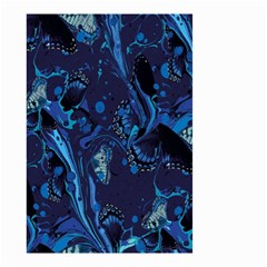 Pattern Butterfly Blue Stone Small Garden Flag (two Sides)