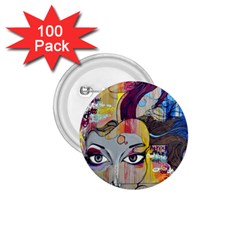 Graffiti Mural Street Art Painting 1 75  Buttons (100 Pack)  by BangZart