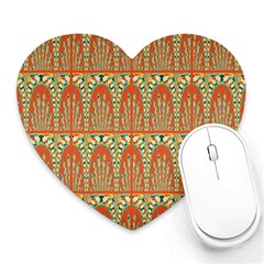 Arcs Pattern Heart Mousepads by linceazul