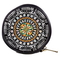 High Contrast Mandala Mini Makeup Bags by linceazul