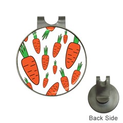 Fruit Vegetable Carrots Hat Clips With Golf Markers by Mariart