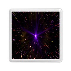 Animation Plasma Ball Going Hot Explode Bigbang Supernova Stars Shining Light Space Universe Zooming Memory Card Reader (square)  by Mariart