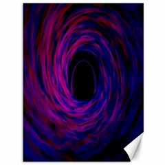 Black Hole Rainbow Blue Purple Canvas 36  X 48  