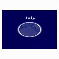 Moon July Blue Space Large Glasses Cloth by Mariart