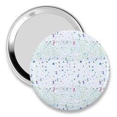 Spot Polka Dots Blue Pink Sexy 3  Handbag Mirrors