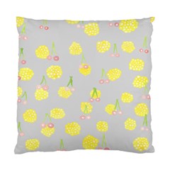 Cute Fruit Cerry Yellow Green Pink Standard Cushion Case (two Sides)