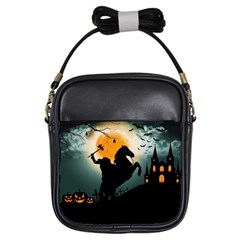 Headless Horseman Girls Sling Bags by Valentinaart