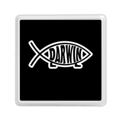 Darwin Fish Memory Card Reader (square)  by Valentinaart