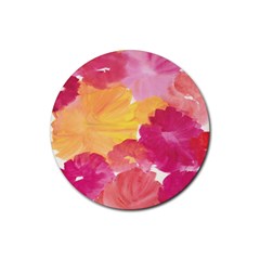 No 136 Rubber Coaster (round)  by AdisaArtDesign