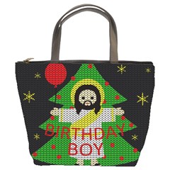 Jesus - Christmas Bucket Bags by Valentinaart