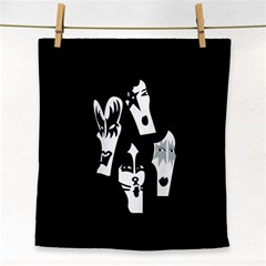 Kiss Band Logo Face Towel by Celenk