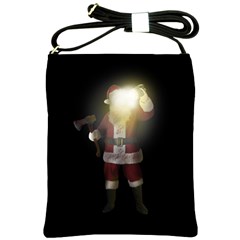 Santa Killer Shoulder Sling Bags by Valentinaart