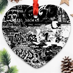 Graffiti Ornament (heart) by Valentinaart