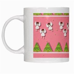 Christmas Angels  White Mugs by Valentinaart