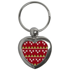 Christmas Angels  Key Chains (heart)  by Valentinaart