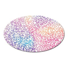 Festive Color Oval Magnet by Colorfulart23