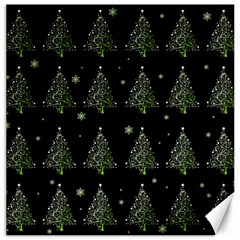 Christmas Tree - Pattern Canvas 16  X 16   by Valentinaart