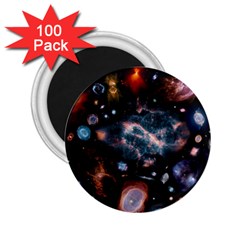 Galaxy Nebula 2 25  Magnets (100 Pack)  by Celenk