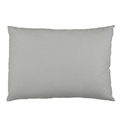 Grey And White Simulated Carbon Fiber Pillow Case by PodArtist