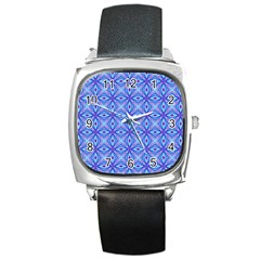 Pattern Square Metal Watch by gasi