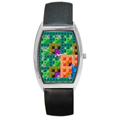 Pattern Barrel Style Metal Watch by gasi