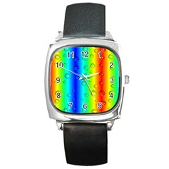 Pattern Square Metal Watch by gasi