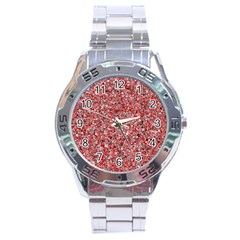 Pattern Stainless Steel Analogue Watch by gasi