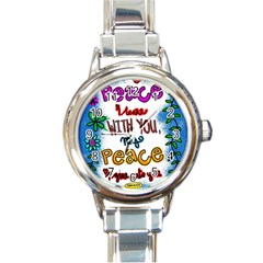 Christian Christianity Religion Round Italian Charm Watch by Celenk