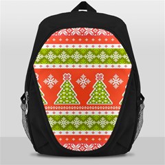 Christmas Tree Ugly Sweater Pattern Backpack Bag by allthingseveryone