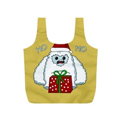 Yeti Xmas Full Print Recycle Bags (s)  by Valentinaart