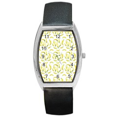 Chilli Pepers Pattern Motif Barrel Style Metal Watch by dflcprints