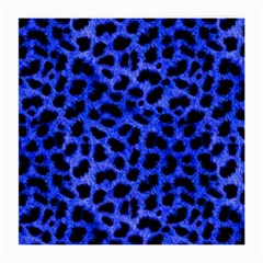 Blue Cheetah Print  Medium Glasses Cloth by Bigfootshirtshop