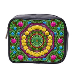 Bohemian Chic In Fantasy Style Mini Toiletries Bag 2-side by pepitasart