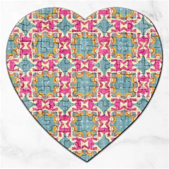 Christmas Wallpaper Jigsaw Puzzle (heart) by Celenk