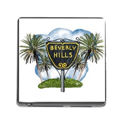 Beverly Hills Memory Card Reader (square) by Bigfootshirtshop