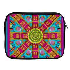 Sunny And Bohemian Sun Shines In Colors Apple Ipad 2/3/4 Zipper Cases by pepitasart