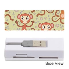 Cute Cartoon Monkeys Pattern Memory Card Reader (stick)  by Bigfootshirtshop