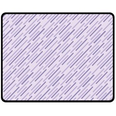 Halloween Lilac Paper Pattern Double Sided Fleece Blanket (medium)  by Celenk