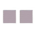 Halloween Lilac Paper Pattern Cufflinks (Square) Front(Pair)