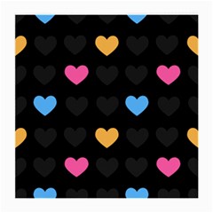 Emo Heart Pattern Medium Glasses Cloth (2-side) by Bigfootshirtshop