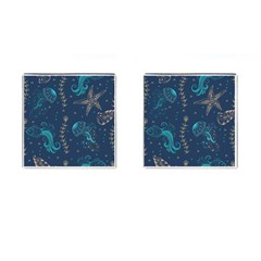 Arabesque Vintage Graphic Nature Cufflinks (square) by Bigfootshirtshop