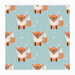 Cute Fox Pattern Medium Glasses Cloth (2-side) by Bigfootshirtshop