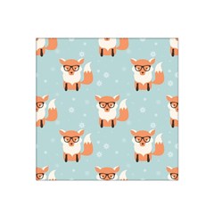 Cute Fox Pattern Satin Bandana Scarf by Bigfootshirtshop