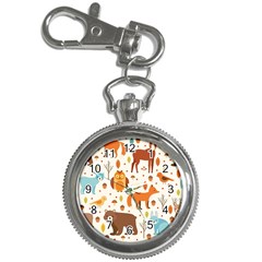 Woodland Friends Pattern Key Chain Watches by Bigfootshirtshop