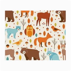 Woodland Friends Pattern Small Glasses Cloth by Bigfootshirtshop